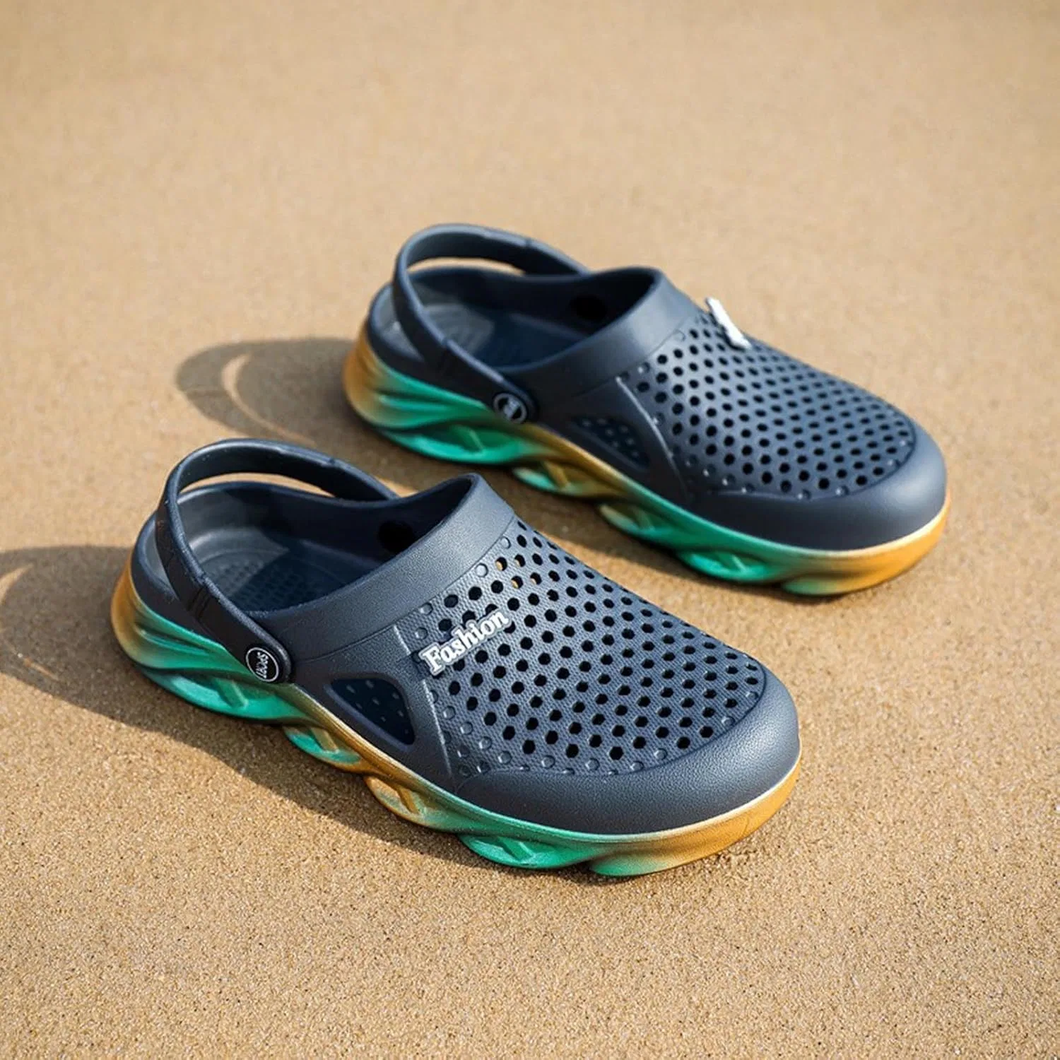 Sommer Schlappen Herren, шлепанцы Hohl повседневные сандалии унисекс Paar Strand вьетнамки MäNner Schuhe Schuhe Herren Regenschue Generic, Weiß — фото 2