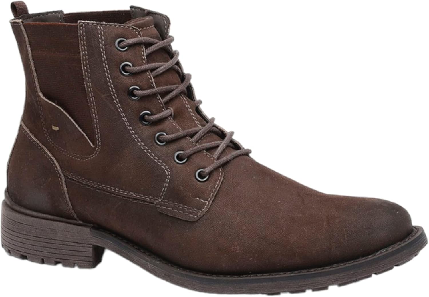 

Мужские мотоциклетные ботинки King USA Texas - боевые 6 повседневные кожаные ботинки, коричневый