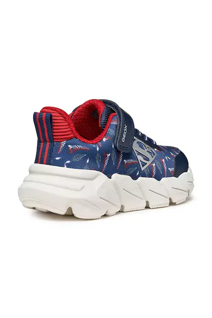 Кроссовки детские FLEXYPER FAST Superman Geox, синий — фото 3