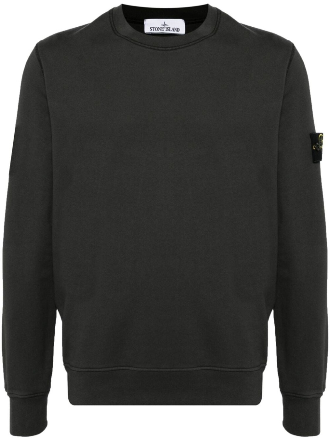 

Stone Island толстовка с нашивкой Compass, серый