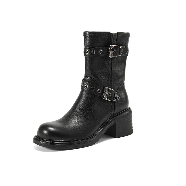 

Ботильоны женские Su Yanjiao, цвет Black Fleece-lined