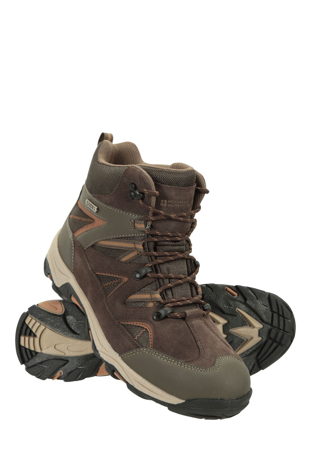 

Водонепроницаемая мужская обувь для быстрого спуска Mountain Warehouse, коричневый