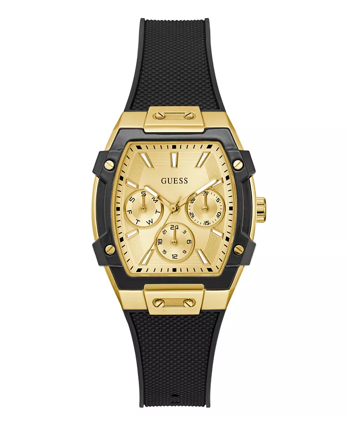 

Женские часы Black Gold Tone с множеством функций, 35 мм Guess