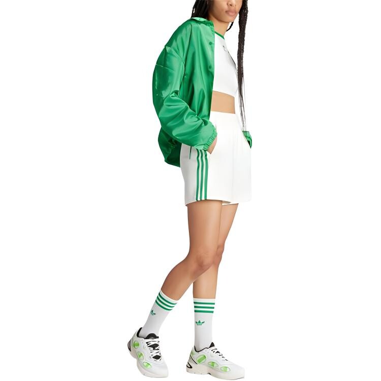 Одежда Повседневные шорты женские Белые Adidas Originals — фото 4