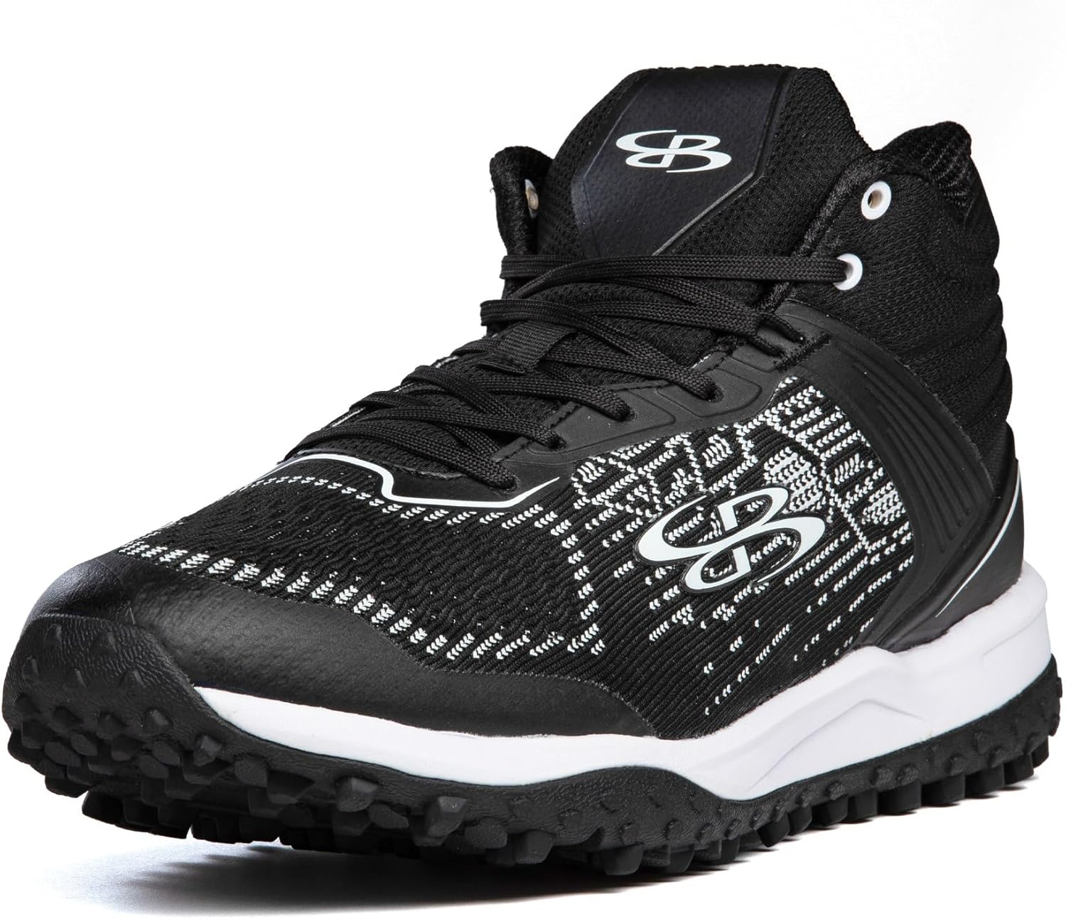 

Мужские футбольные кроссовки Boombah Viper Pureknit Turf Mid - Статус - Разнообразие цветов - Разные размеры, белый/черный