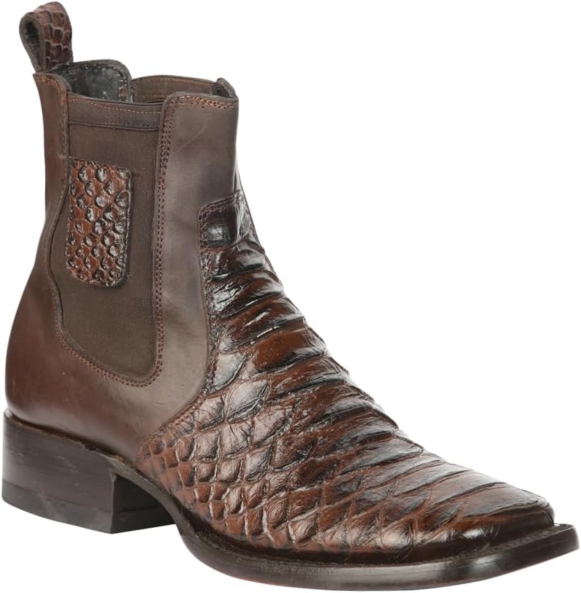 

Мужские ботинки на щиколотку El General Rodeo с принтом из питона, натуральная кожа Generic, коричневый