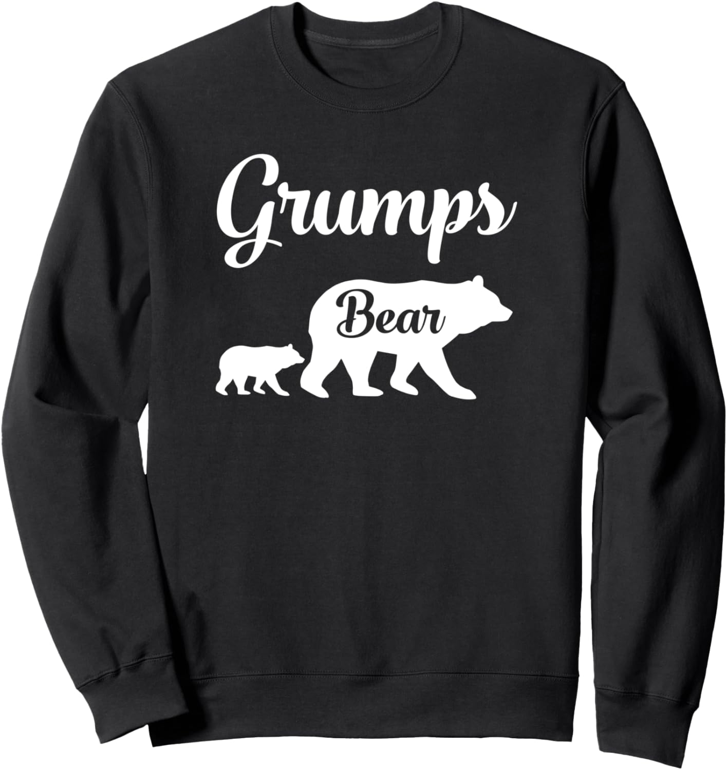 

Забавная толстовка с изображением медведя Грумпа Grumps Gifts, черный