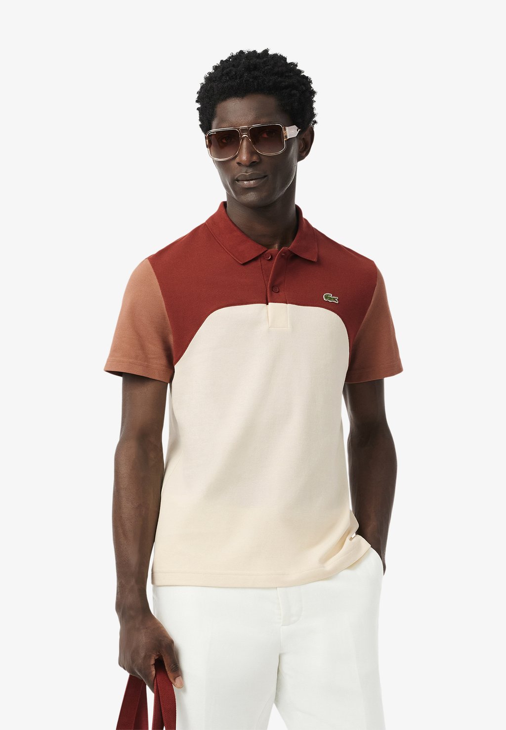 

Рубашка поло KURZARM Lacoste, белый