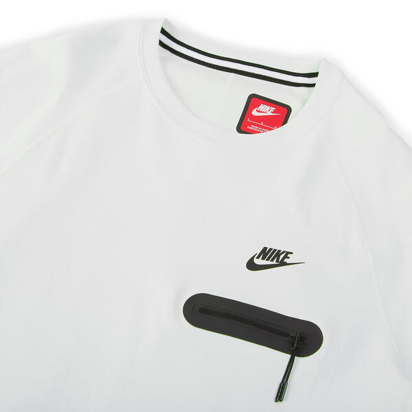 Свитера технический флис легкий свитшот Nike, белый — фото 3