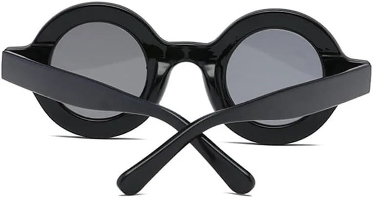 

Солнцезащитные очки UV400 - маленькая круглая оправа, цвет "гелевая" (для женщин и мужчин), для бега и занятий спортом на открытом воздухе UYPTK, Jelly Pink Grey