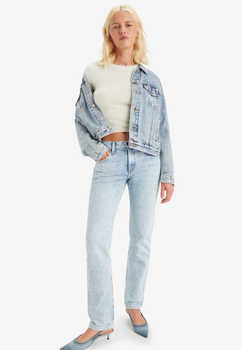 

Джинсы-сигареты Middy Straight Levi's, цвет that's fashion