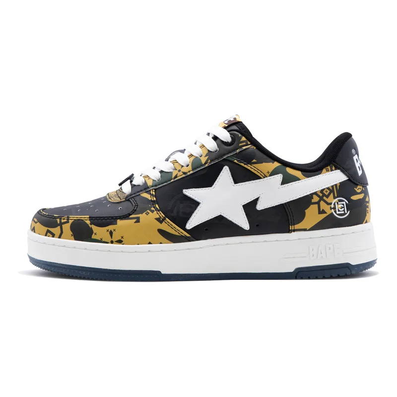 BAPE STA Low top кроссовки для скейтбординга Unisex A BATHING APE, белый whx — фото 3