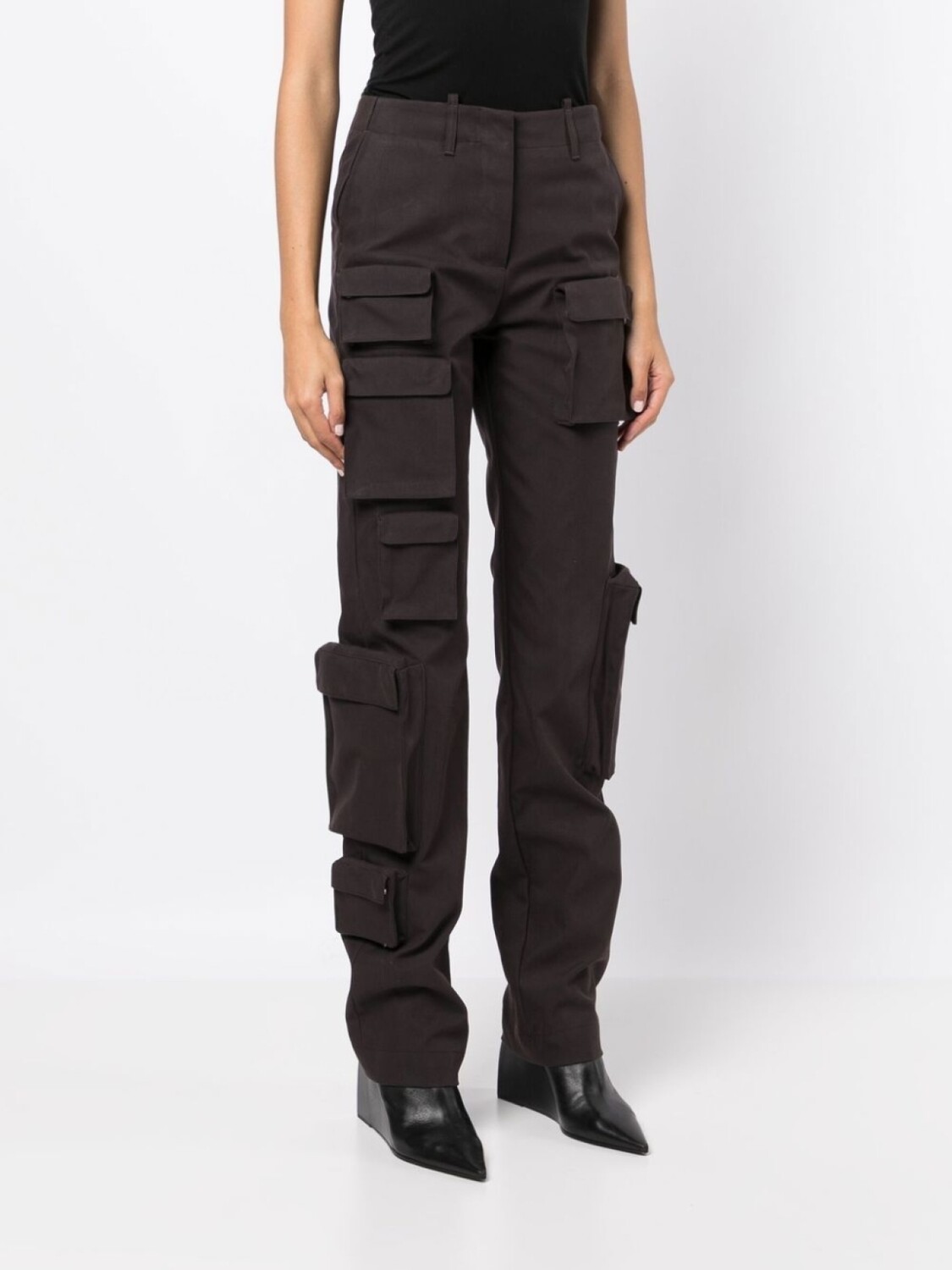 Off-White брюки карго Co Multipocket, серый — фото 3