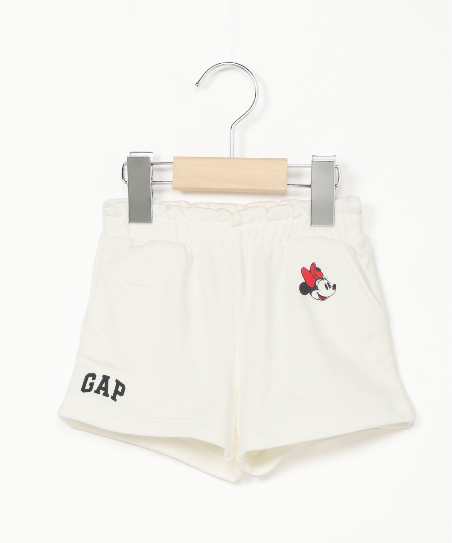 Винтажные мягкие шорты (K)GAP x Disney (для малышей/младенцев), NEW_OFF_WHITE — фото 3