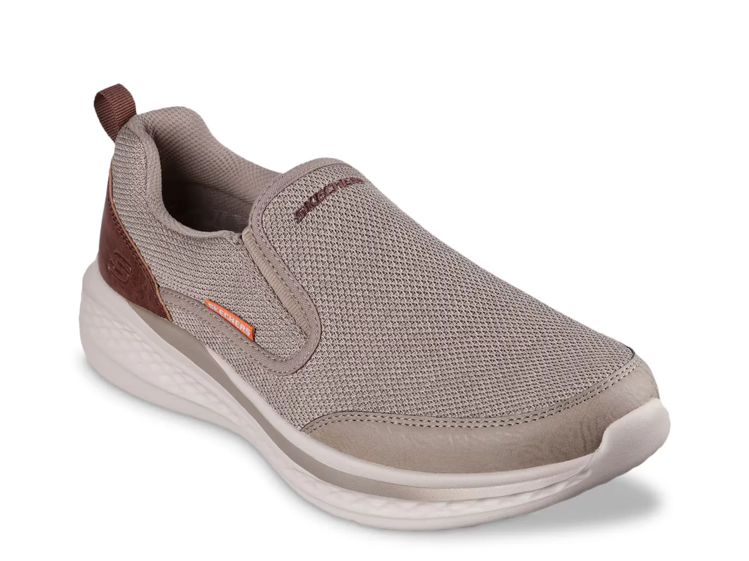 

Кроссовки Relaxed Fit Slade Lucan Slip-On Sneaker Skechers, серо-коричневый