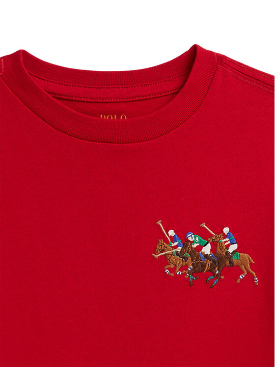 Футболка regular fit 322A95734002 Polo Ralph Lauren, красный — фото 3