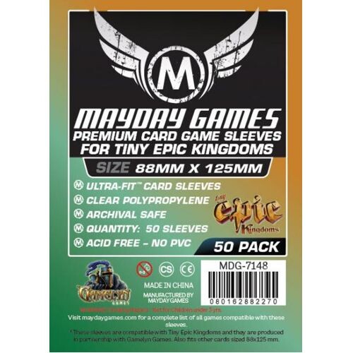 

Чехол для карточек Mayday Premium 50X Clear Card Sleeves 88 X 125Mm Mayday Games