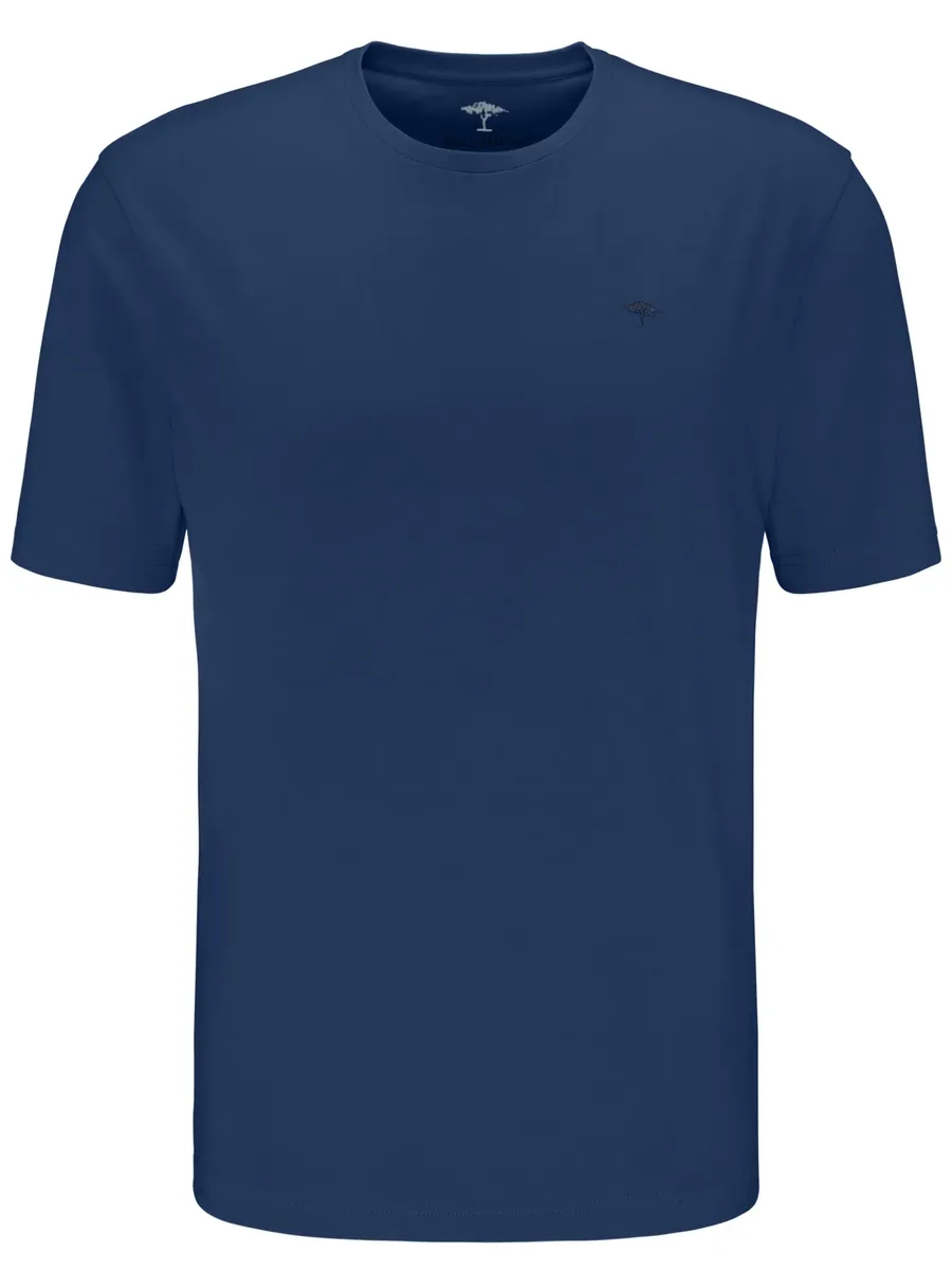 

Футболка FYNCH-HATTON "FYNCH-HATTON Basic T-Shirt", однотонная, синий