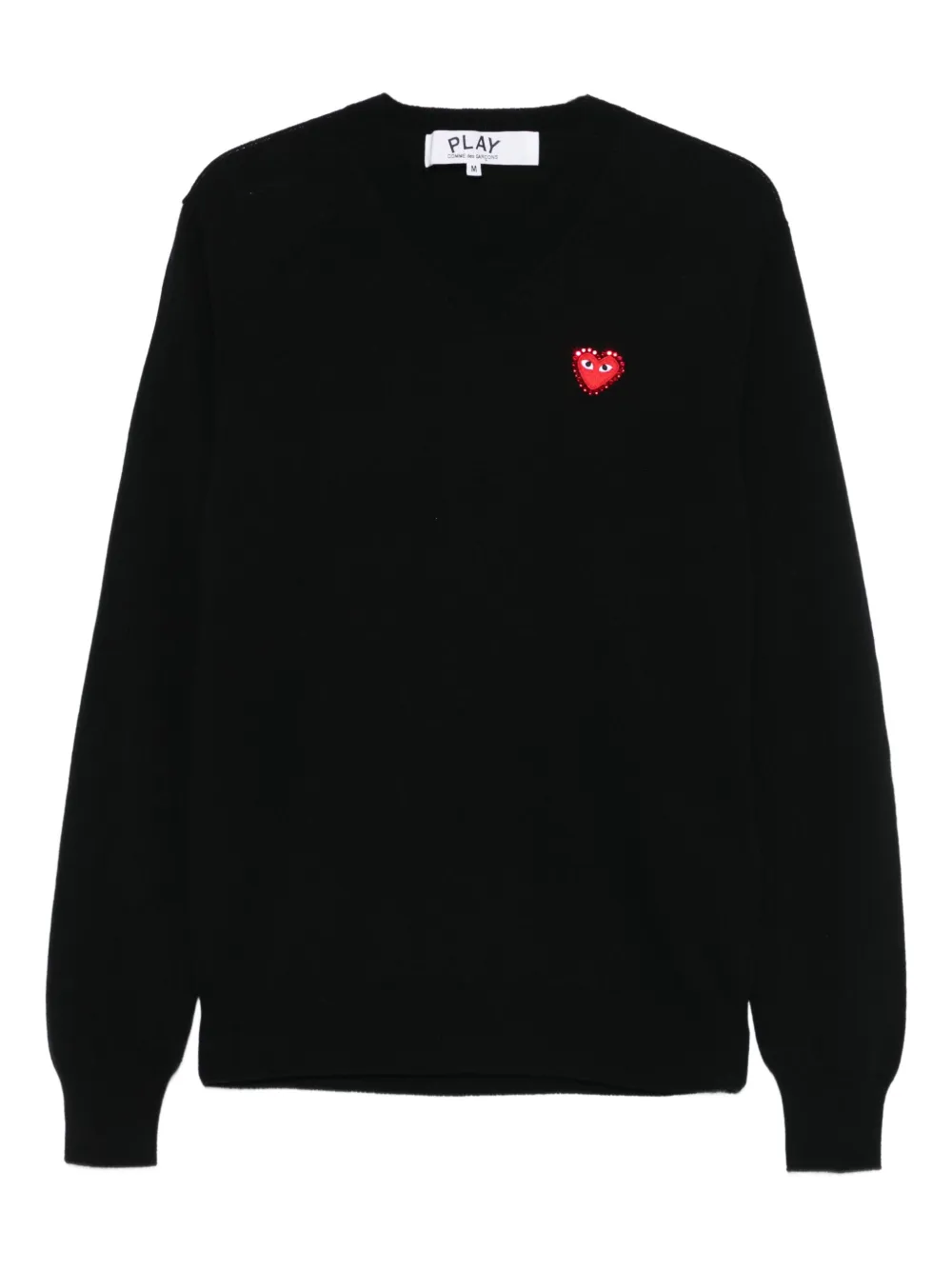 

Свитер со стразами Comme Des Garçons Play, черный