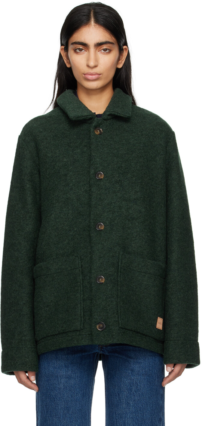 

Зеленая куртка Thais A.P.C., цвет Kaki chine