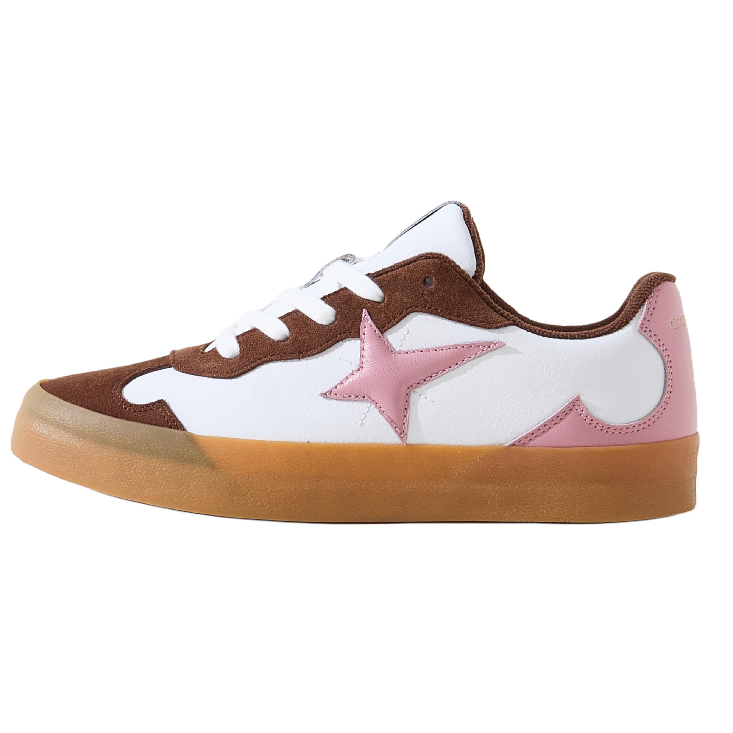 

Paddy wood Антискользящие износостойкие низкие скейтерские кроссовки унисекс коричневые, цвет Brown