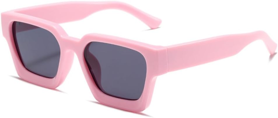 

Солнцезащитные очки с защитой от УФ-излучения UV400 - Толстая оправа, металлические шарниры, градиентная расцветка, подходят для женщин и мужчин, для бега и занятий спортом на открытом воздухе UYPTK, Pink Grey