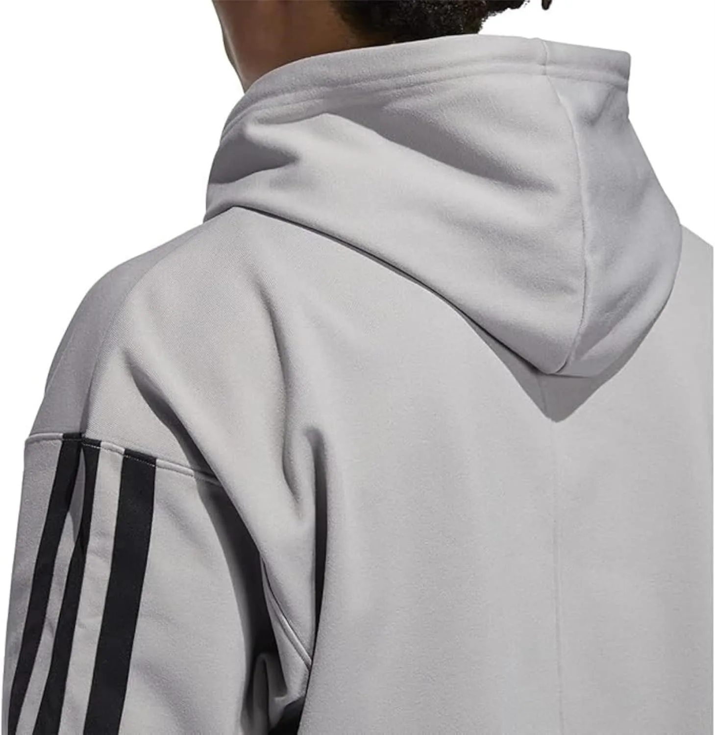 Толстовка Adidas Legend Winter для мужчин, однотонный серый — фото 3