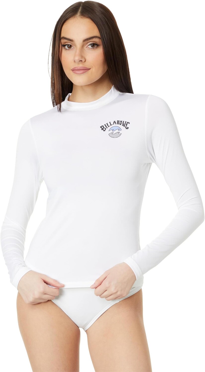 

Купальник Billabong Core Loose Fit Long Sleeve Rashguard, белый