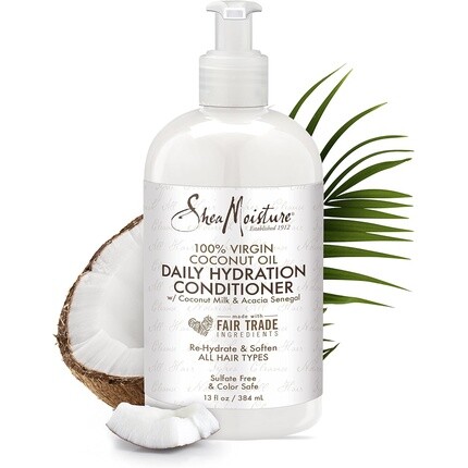 Кондиционер для ежедневного увлажнения Shea Moisture со 100% натуральным кокосовым маслом, 384 мл — фото 2