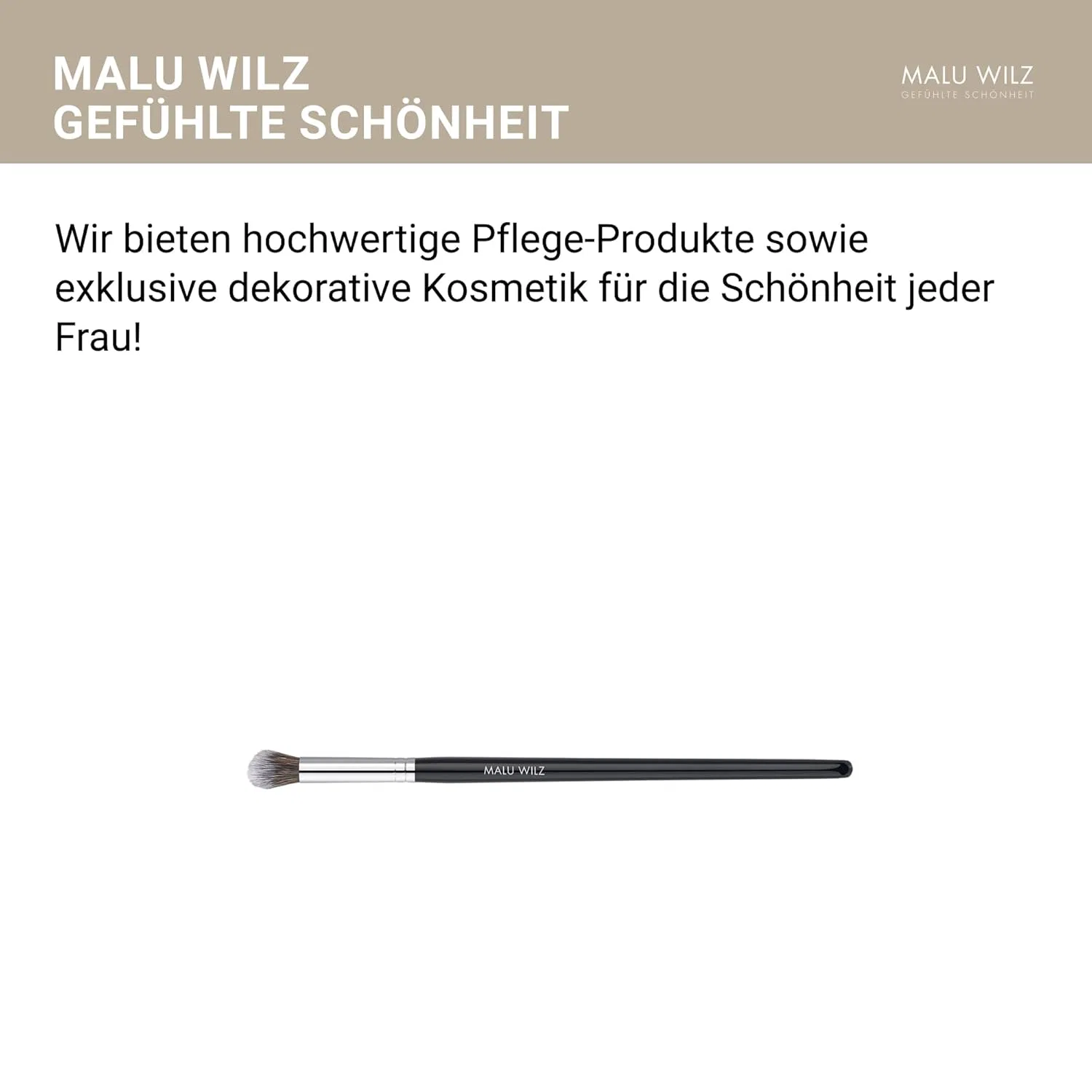 Веганская кисть для растушевки теней Malu Wilz Malu Wilz — фото 2