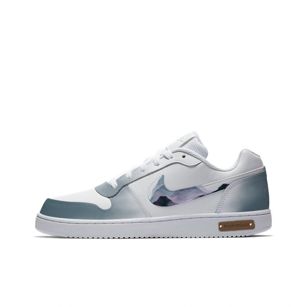 

Кроссовки Nike EBERNON Skateboarding Shoes Men Low-top White/Blue, белый/синий