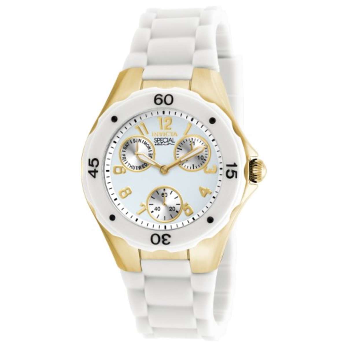 

Женские кварцевые часы Invicta Angel 38 мм, белый