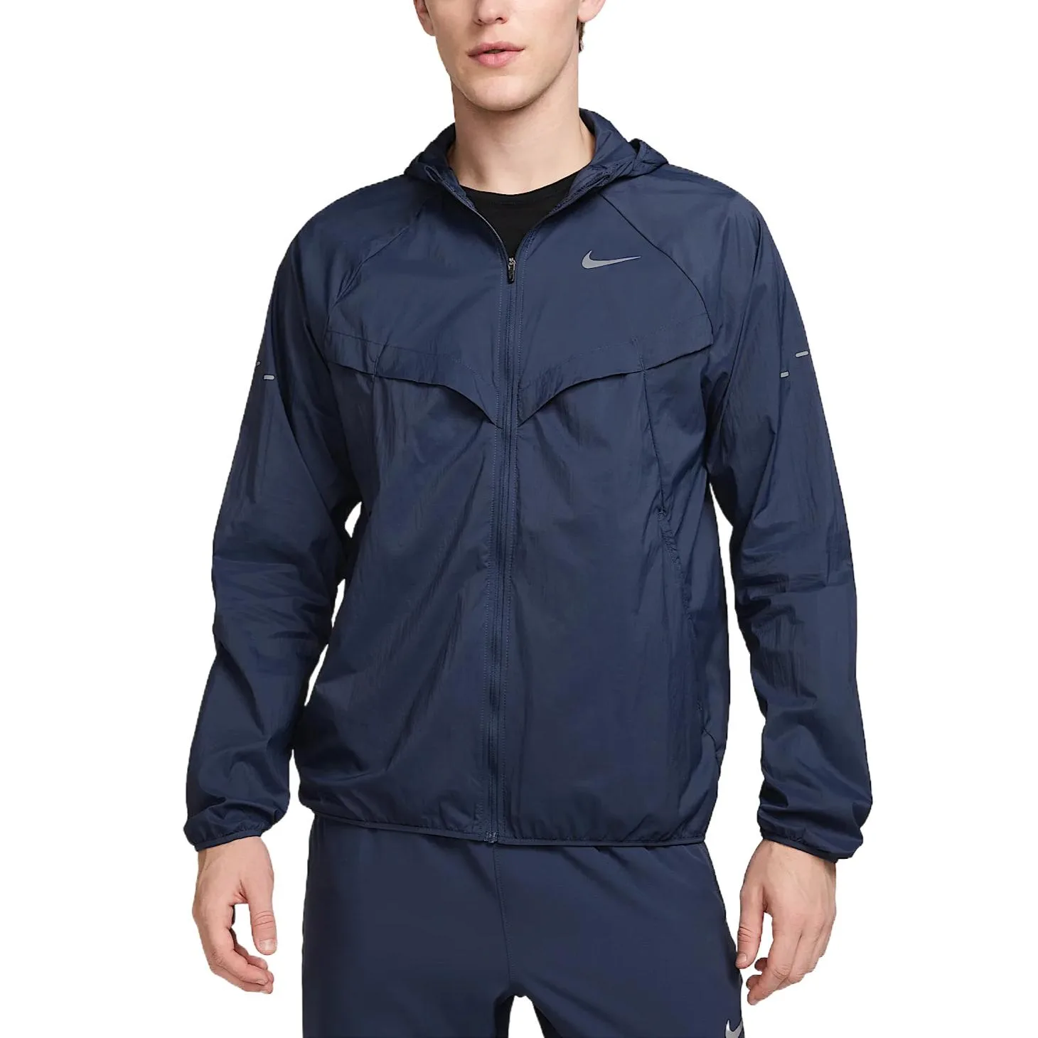 Мужская беговая куртка с защитой от ультрафиолета Nike, Thunder Blue