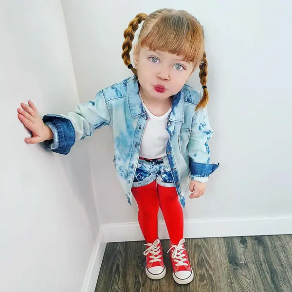 Высокие кроссовки Converse Chuck Taylor All Star - для малышей, красный — фото 3