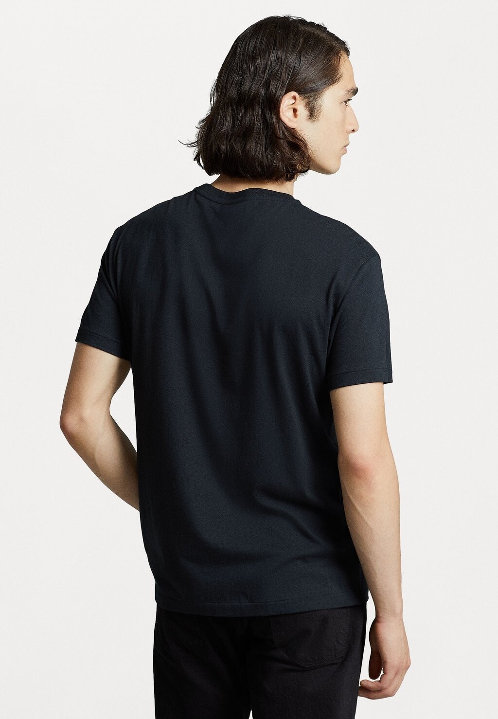 Базовая футболка CUSTOM SLIM FIT Polo Ralph Lauren, черный — фото 3