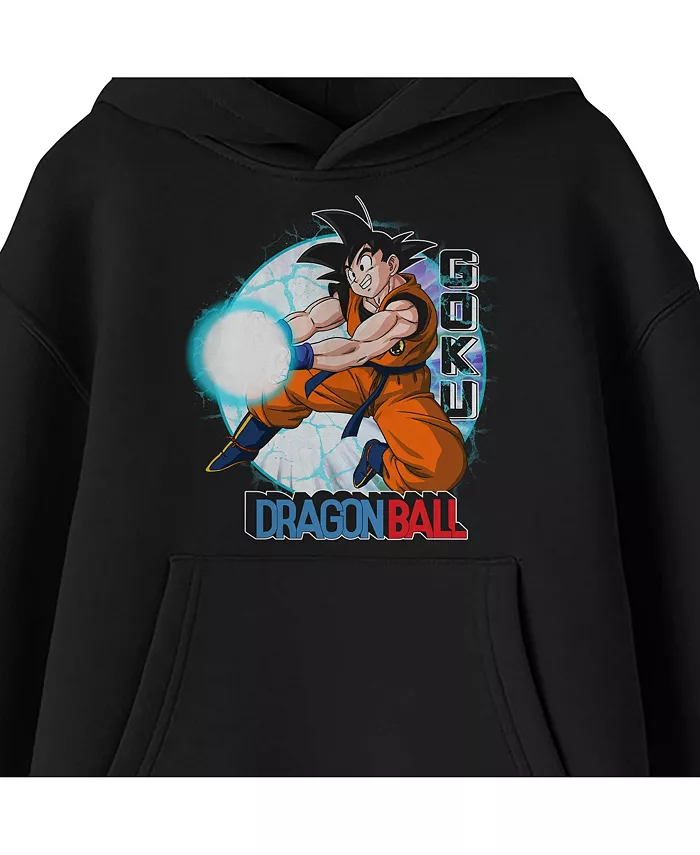 Толстовка с капюшоном Dragon Ball Goku Kamehameha Blast, черная, с длинным рукавом, размер XXL Dragon Ball Z, черный — фото 2