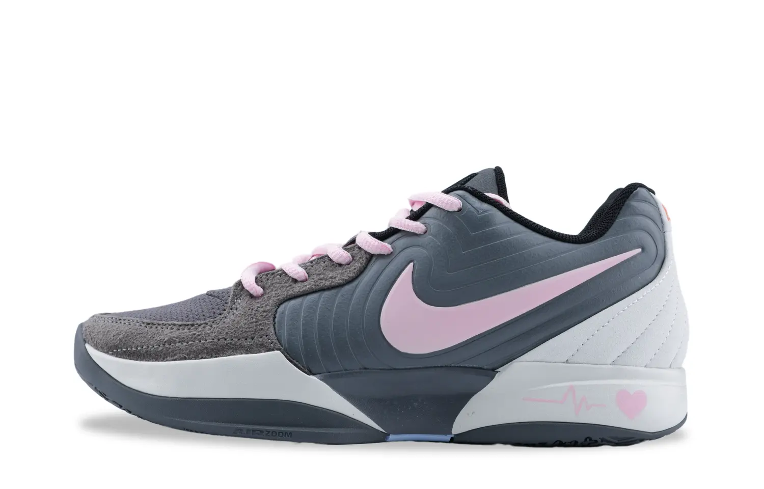 

Nike Баскетбольные кроссовки Ja Morant 2, низкие, мужские, серо-розовые