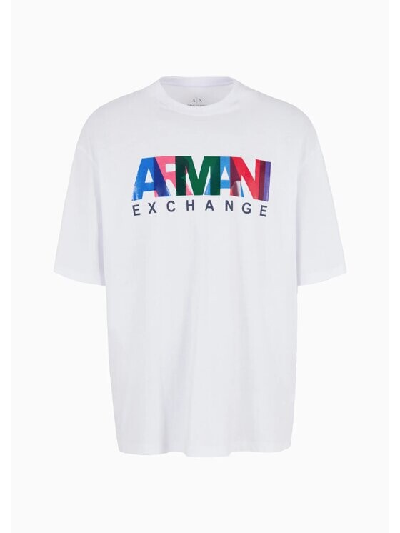 

Футболка комфортного кроя Armani Exchange, белый