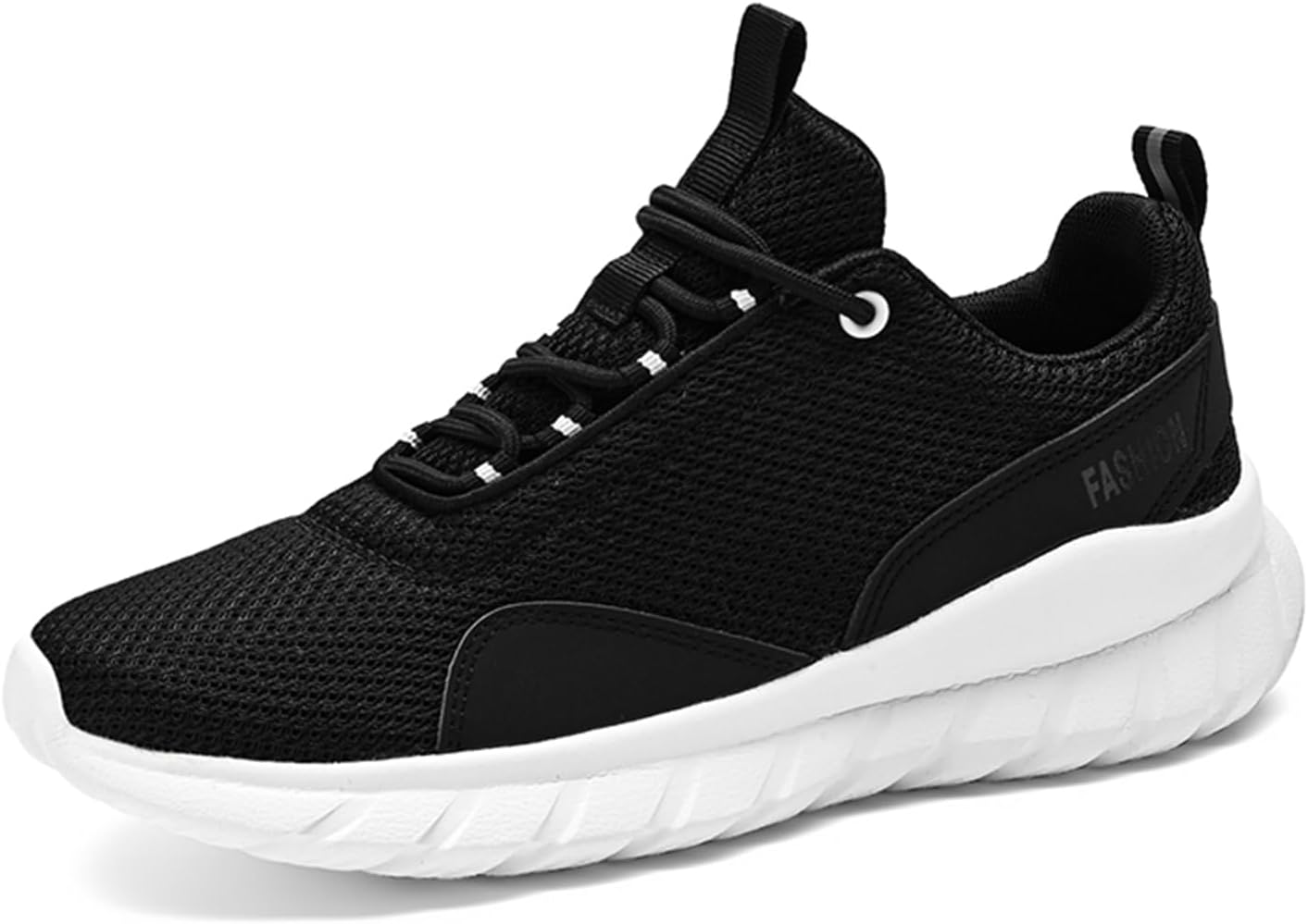 

Мужские легкие дышащие кроссовки на платформе с сеткой, шнуровкой, повседневные, мягкие, противоскользящие спортивные, классические для тренировок, ходьбы, бега и тенниса Jhfdioy, черный