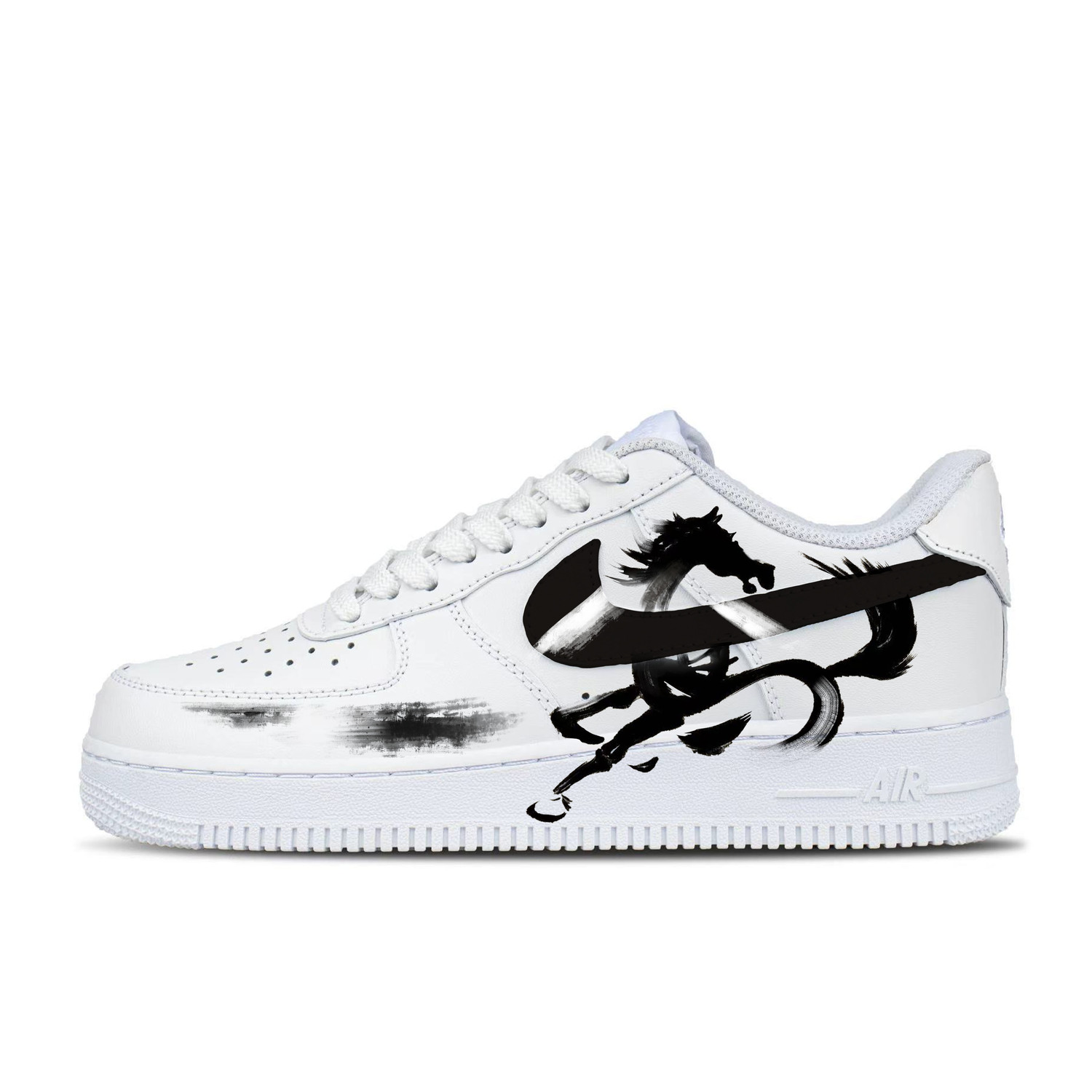 

Кроссовки для скейтбординга Air Force 1 Kids Nike, белый