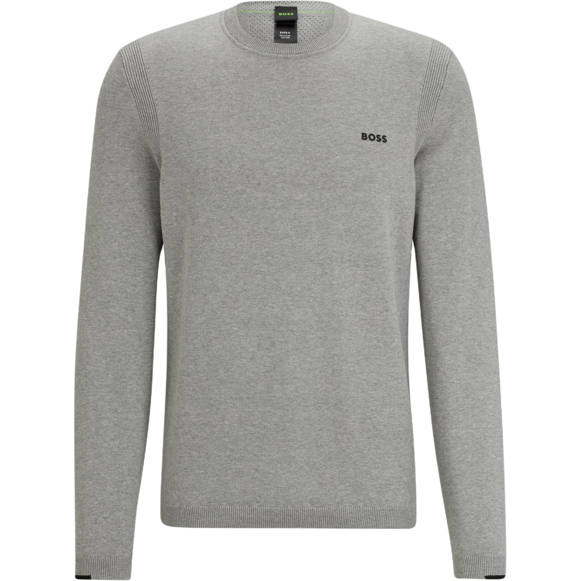 

Свитер мужской серый HUGO BOSS FW24