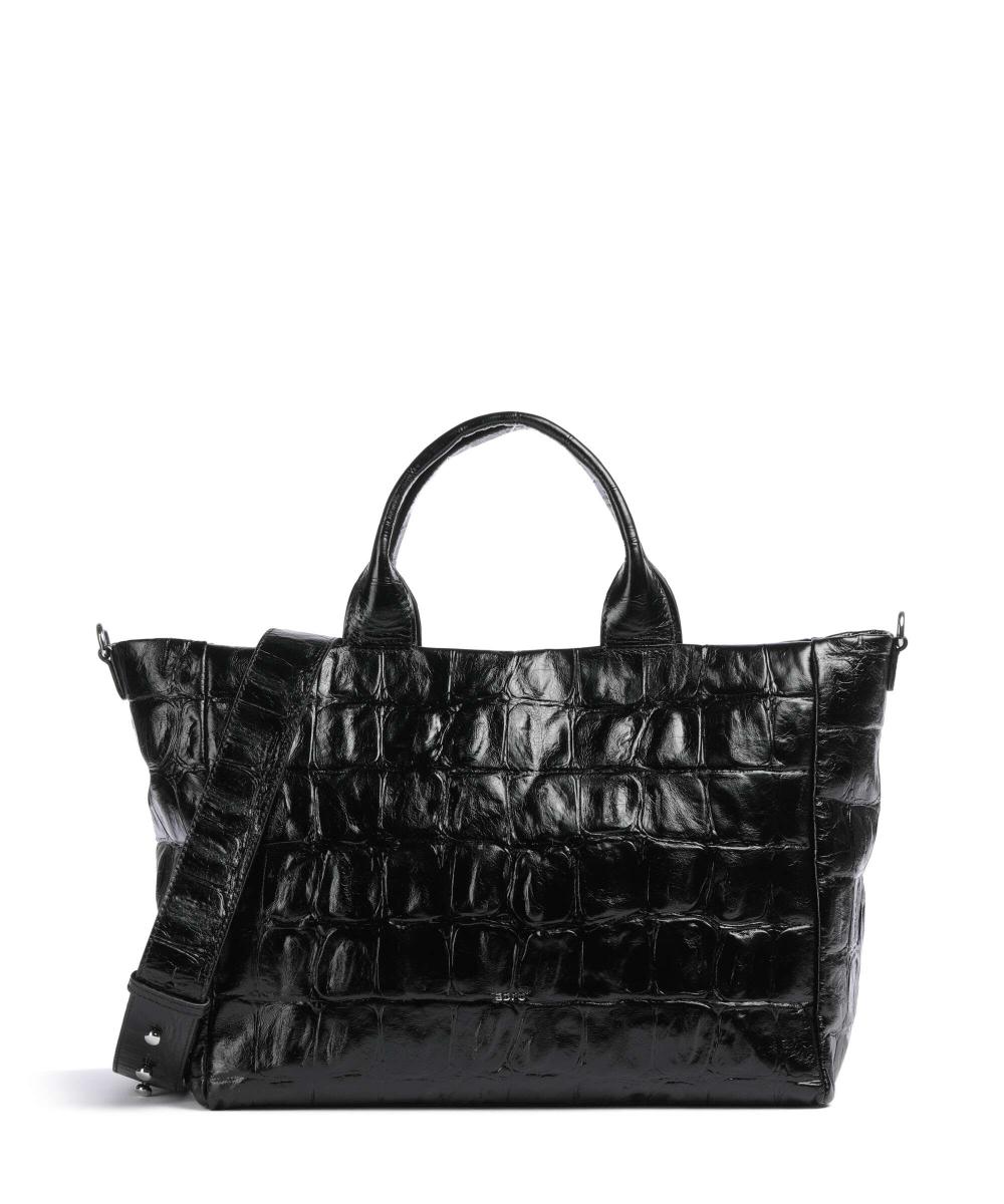 

Сумка Maxi cocco mia из тисненой коровьей кожи Abro, черный