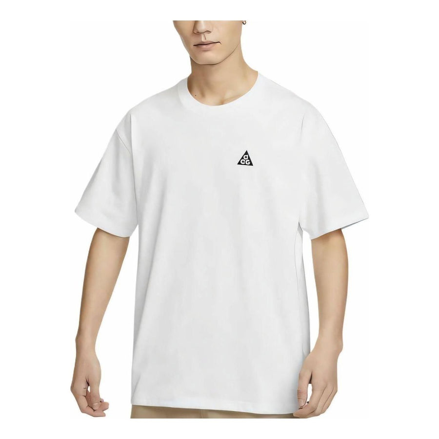 

Футболка Nike AS M ACG DF TEE M90 LBR+HBR TR T-Shirt Asia Sizing 'White Orange', белый