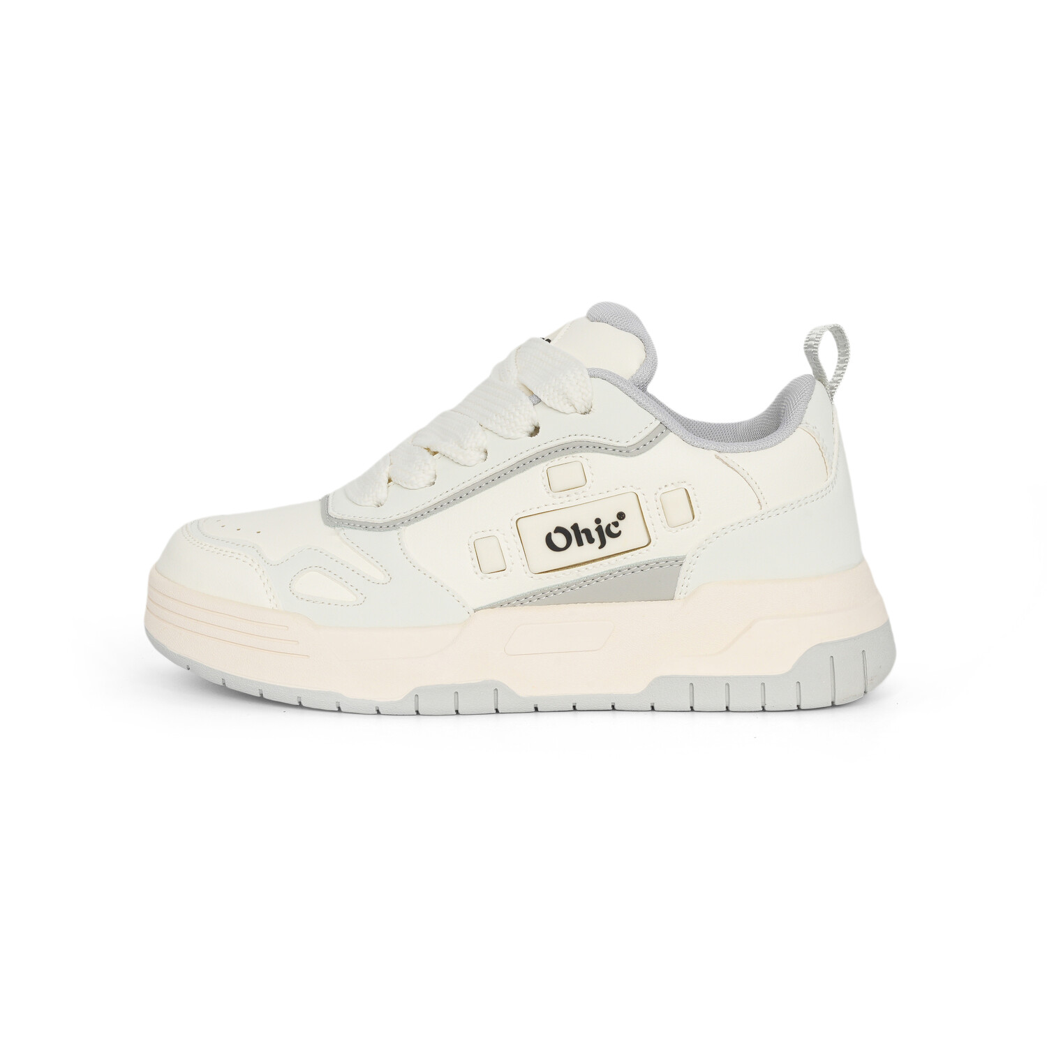 

Кеды, обувь для скейтбординга унисекс с низким верхом Ohjc, цвет White/Gray