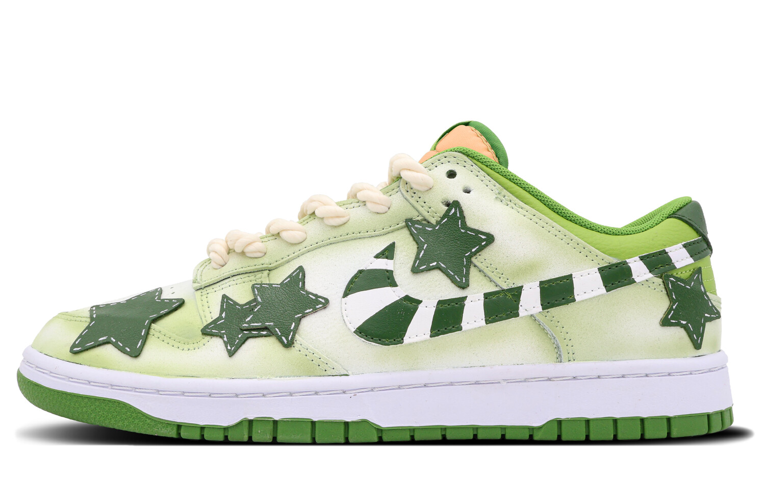 

Кроссовки Nike Dunk Skateboarding Shoes Women's Low-top White/Green, светло-зеленый