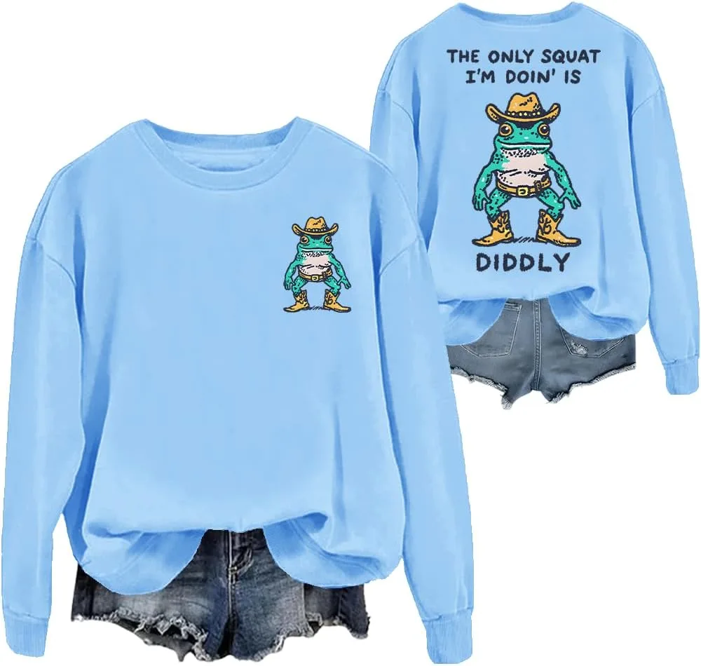 

Толстовка Funny Cowboy Frog Unisex woati