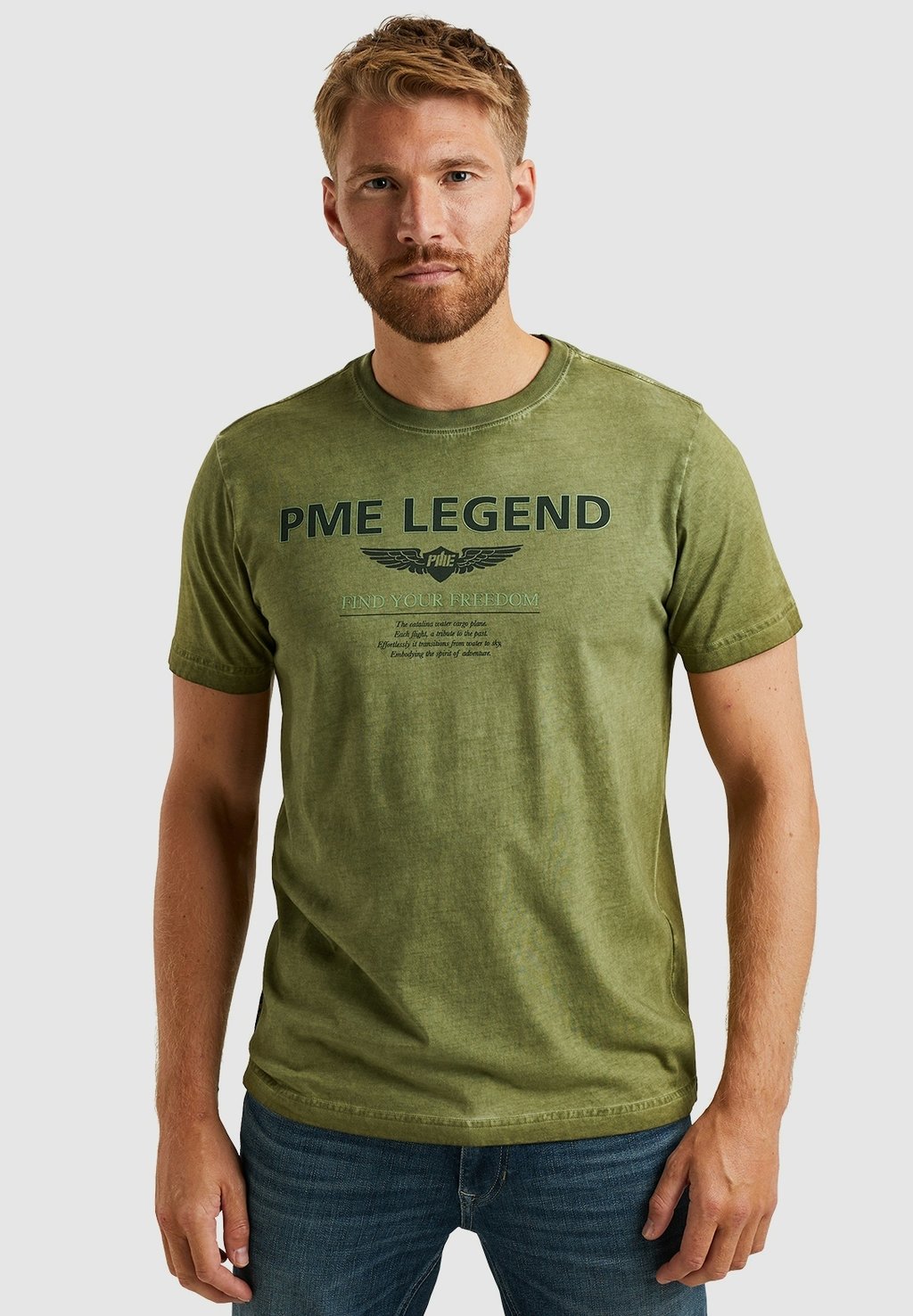 

Футболка с принтом PME Legend, зеленый