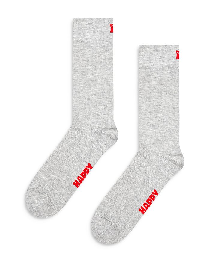 

Носки для экипажа Happy Socks, серый