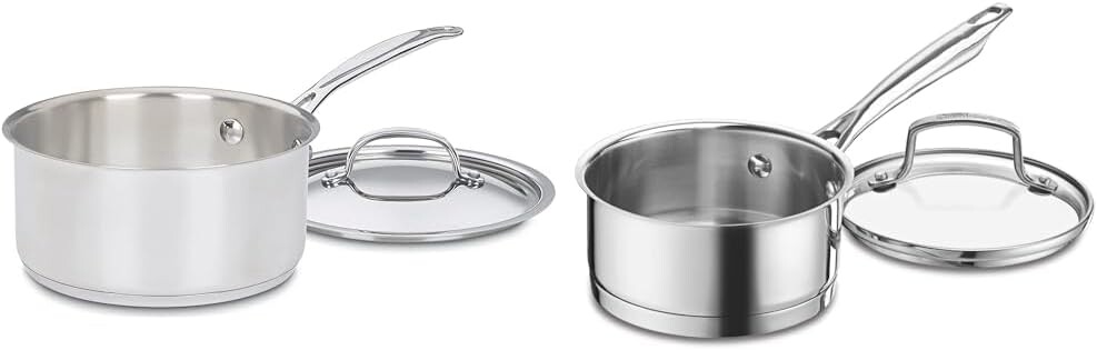 

Набор кастрюль из нержавеющей стали Cuisinart 719-18 на 2 литра и 8919-14 на 1 литр
