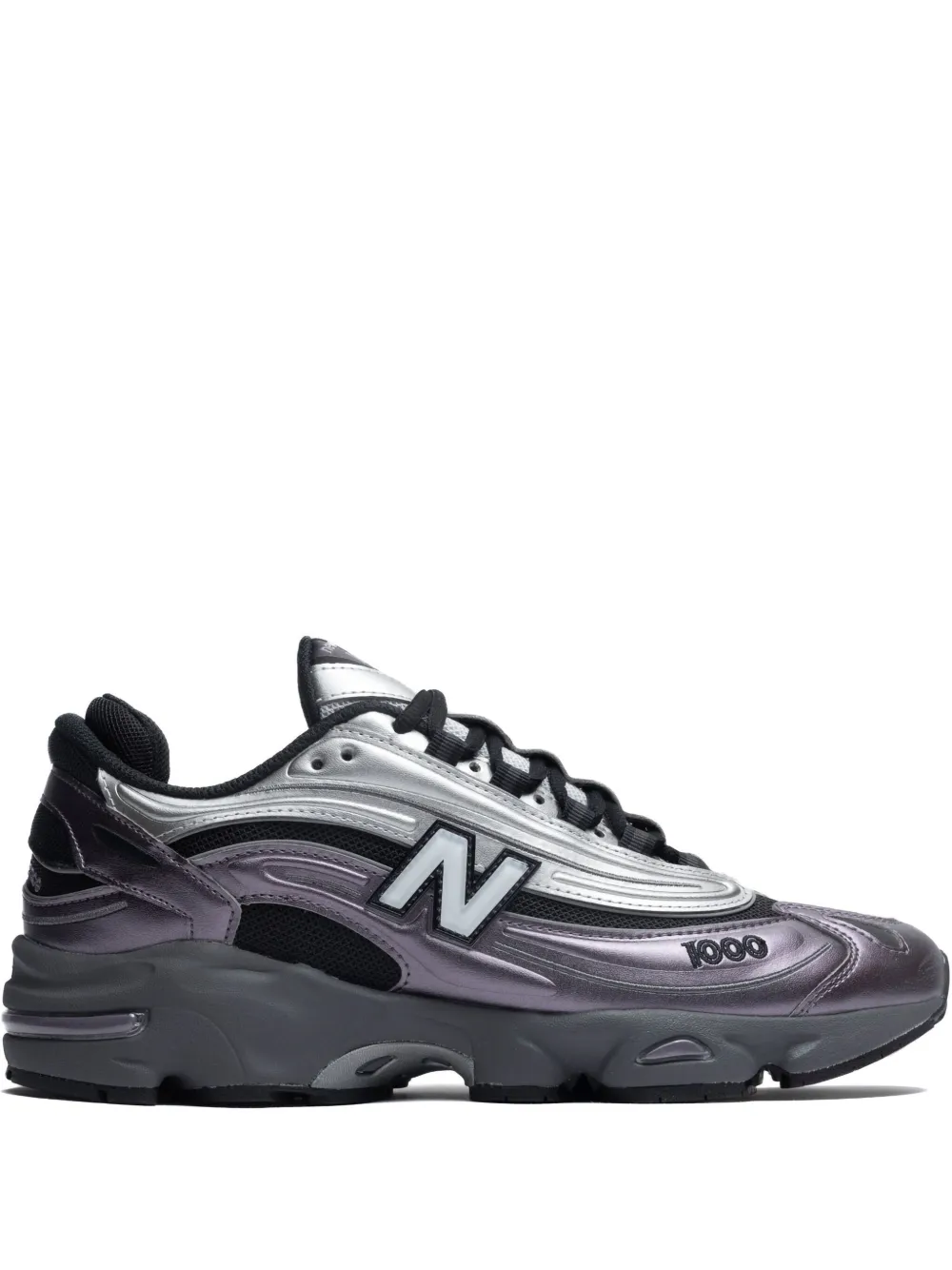 

Кроссовки M1000 «Темно-ледяное вино/Серый/Металлик» NEW BALANCE, фиолетовый